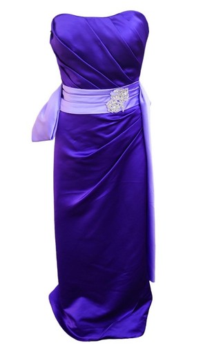 Purple dress prom bridesmaid - purple,
