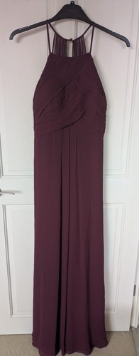 Burgundy veromia prom dress - dress,, m