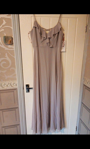 Veromia grey bridesmaid dress - veromia,